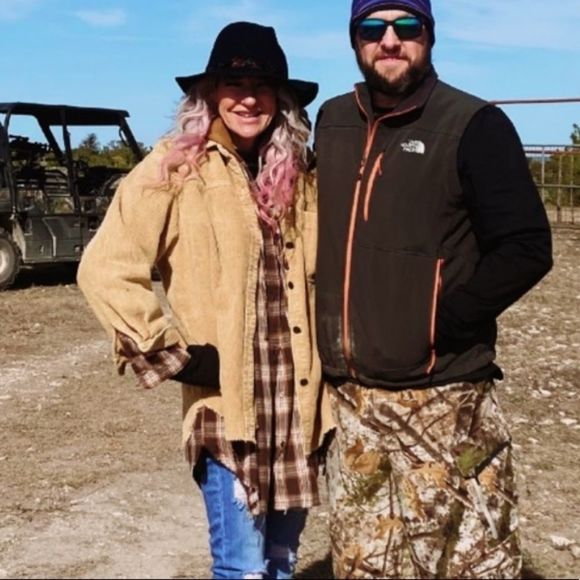 Camel Corduroy Button Down Shacket - Picture 8 of 12